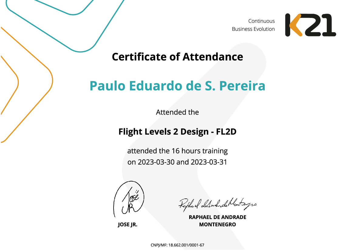 Certificado K21